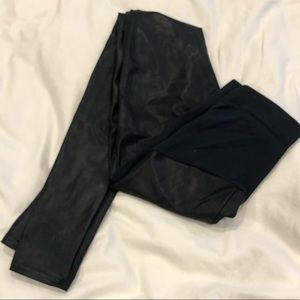 NWOT Spanx Mama Maternity Faux Leather Legging
